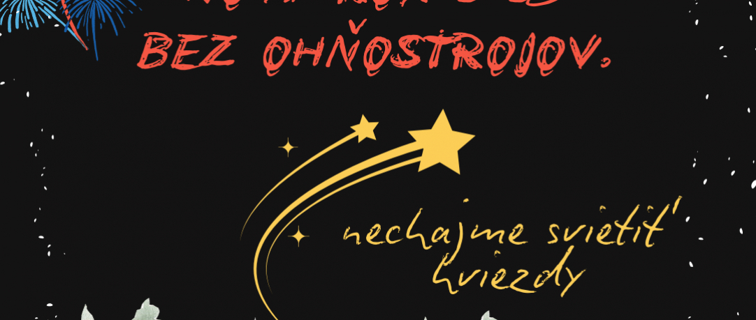 Oslávme Nový rok bez ohňostrojov – nechajme svietiť hviezdy!